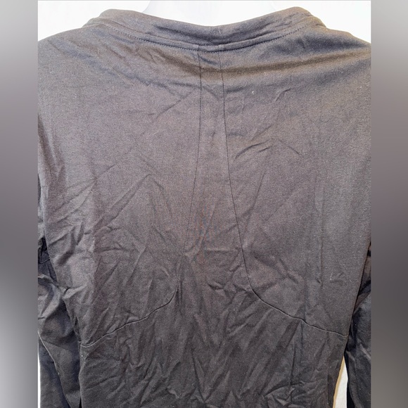 Brand New Jonny Cota Drawstring Long Sleeve Shirt In Black - Size Medium - Picture 8 of 13